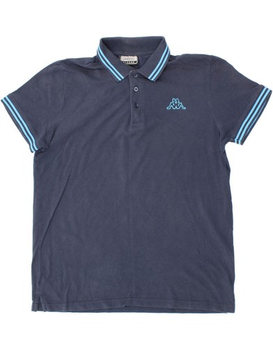 Polo uomo kappa blu navy - polo,