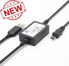Cavo caricatore adattatore USB per Sony DCR-TRV24 e DCR-TRV25 e DCR-TRV27 e DCR-TRV30 e