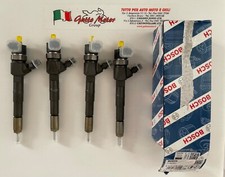 BOSCH 0445110524 PZ 4 INIETTORI FIAT ALFA ROMEO OPEL JEEP LANCIA DA REVISIONARE 