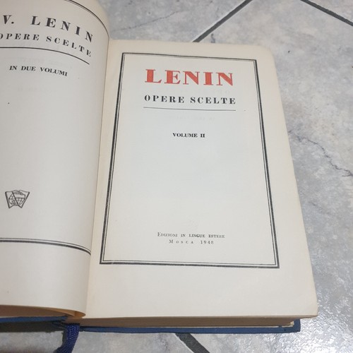 Lenin opere scelte - scelte, volume