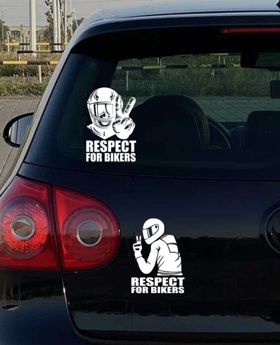 Adesivo respect for - adesivo, bikers
