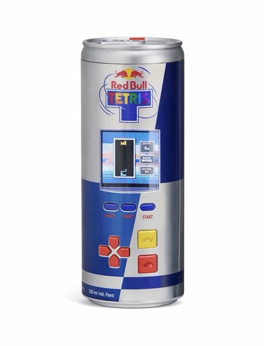 Redbull tetris can game - redbull,
