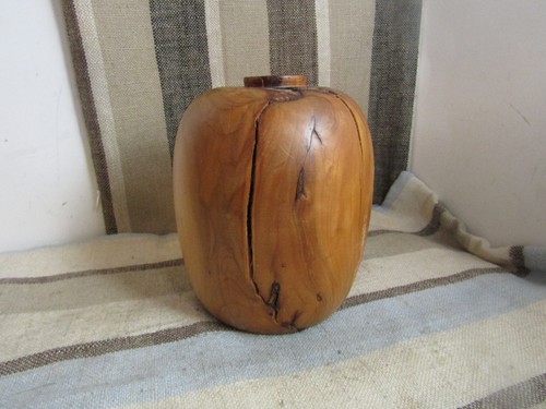 Vaso artigianale legno di - vaso,