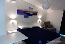 Trapunta letto matrimoniale blu