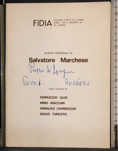 Mostra personale salvatore - personale,