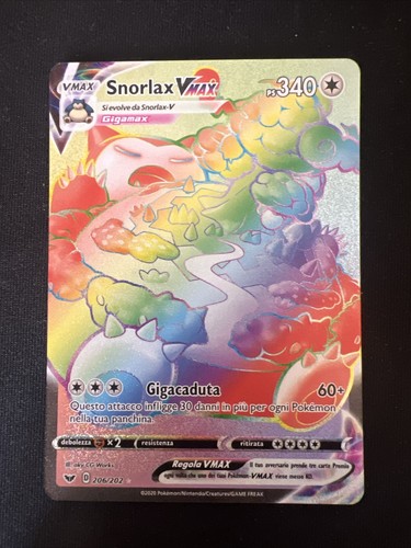 Snorlax vmax 206 202 - 206/202,