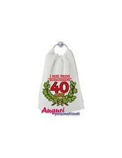 Asciugamano compleanno 40 anni