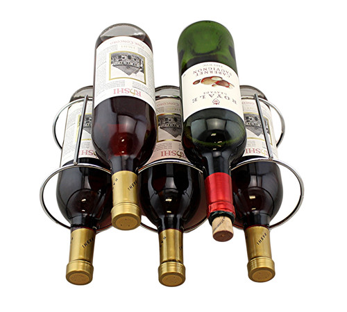 Porta vino acciaio - porta,