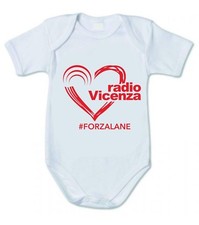 body bianco cotone scritta #