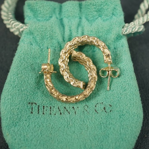 Orecchini cerchio tiffany - orecchini, &