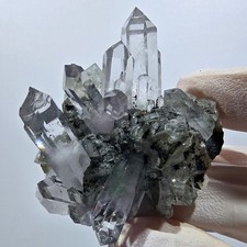 Ametista fantasma con - , ematite