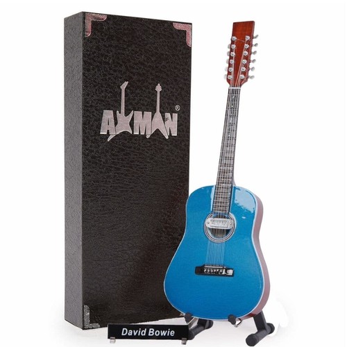 David bowie guitar miniature - david,