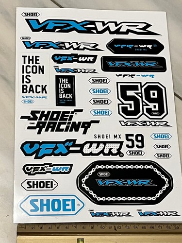 Adesivo shoei vfx foglio - shoei, w