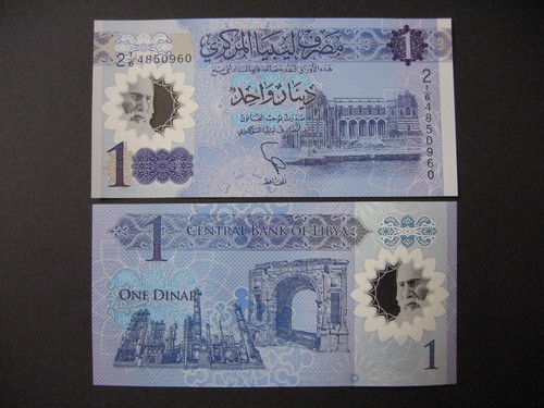 Libia dinaro 2019 polimero - libia,