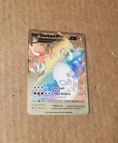 Carta rara charizard vmax - carta,