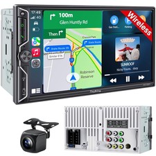 QLED Double Din Car Stereo