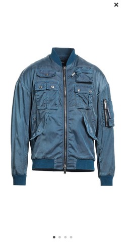 Giacca bomber dsquared2 blu - bomber,