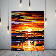 Leonid Afremov ORO TRAMONTO