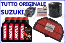 KIT TAGLIANDO ORIGINALE FILTRO ARIA OLIO 7100 10W40 SUZUKI GSX R GSXR 1000 2005