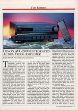 Denon avc 2000 - -, amplifier