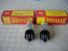 2 valvole radio d'epoca BRIMAR