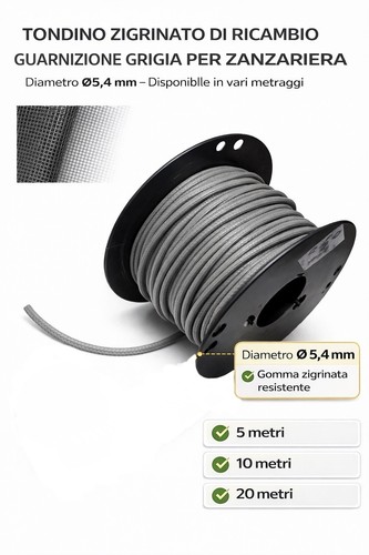 Tondino zigrinato ricambio - tondino,
