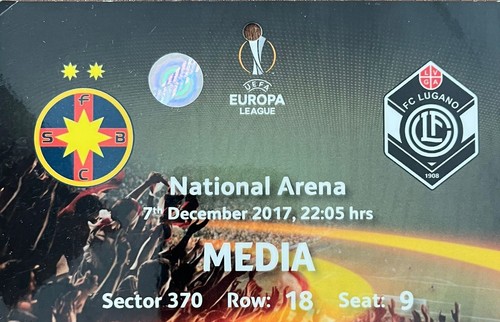 Media pass fcsb lugano - media, vs