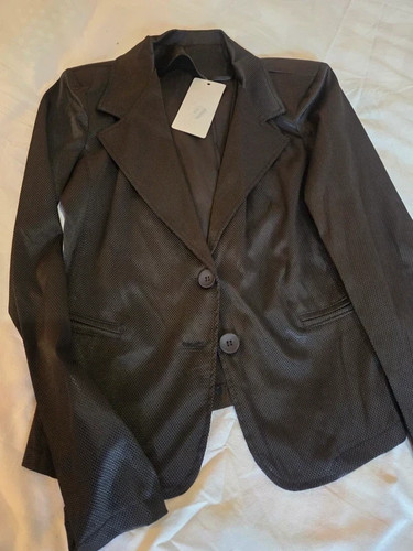 Blazer giacca morbida nero - blazer,