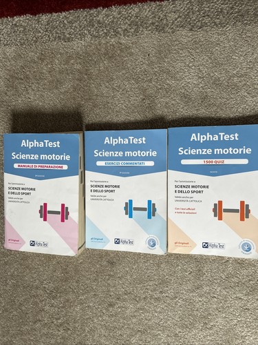 Alpha test scienze motorie set - test,