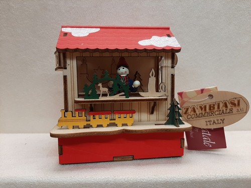 Regalo natale casetta legno - natale,
