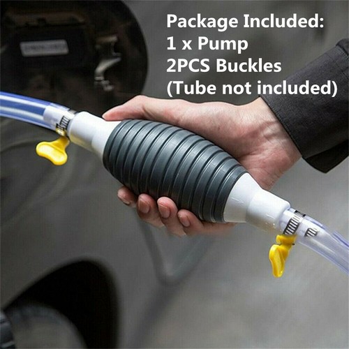 Car portable manual siphon - manual,