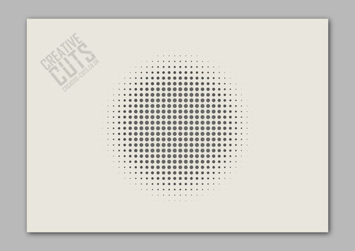 Stencil modello mezzitoni - , ---