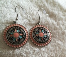 Orecchini donna mandala fiore