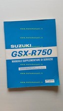Suzuki GSX-R 750 W 1998 AGGIORNAMENTO manuale officina italiano originale