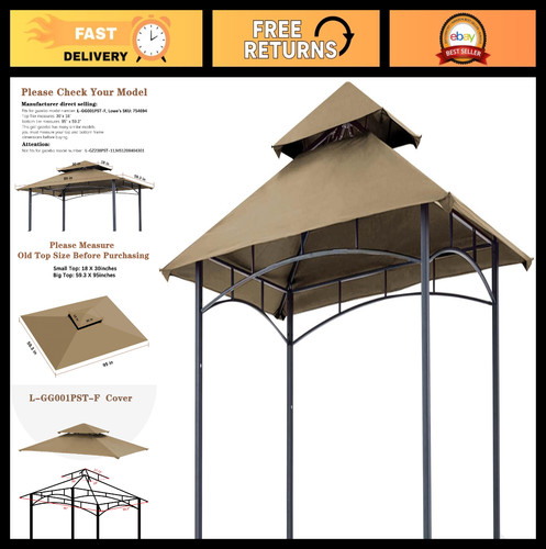 Gazebo barbecue ricambio - di,