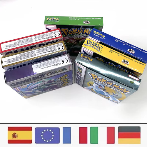 Boîte jeu pokémon crystal - de,