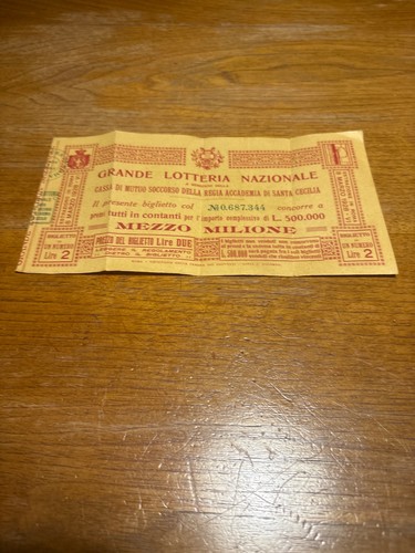 Biglietto grande lotteria - biglietto,