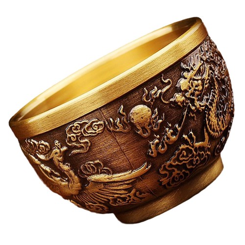 Antica tazza tè ottone - tazza,