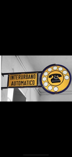 Insegna telefono interurbano - insegna,