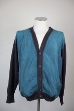 CACHAREL MAGLIONE CARDIGAN MAGLIA VINTAGE UOMO TG L MAN SWEATER CASUAL LANA SETA