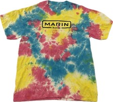 T-shirt maglietta Marin Bikes MTB Bike uomo grande tie dye mountain bike