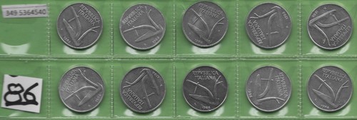 Lotto monete lire - monete, 10