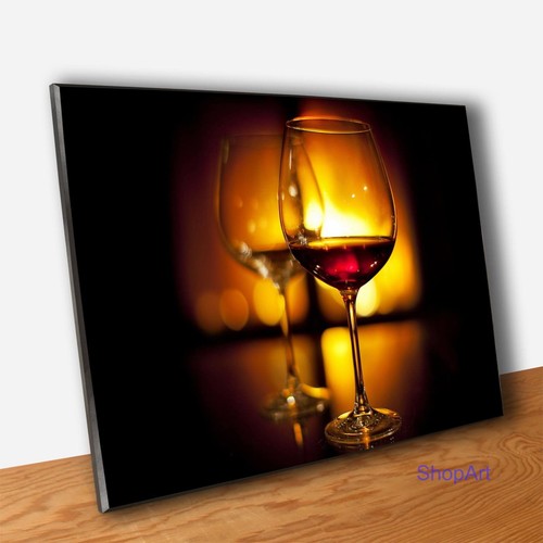 Quadro pannello calici vino - calici, di