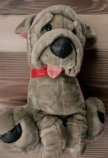 Sharpei Dog Gray Stuffed