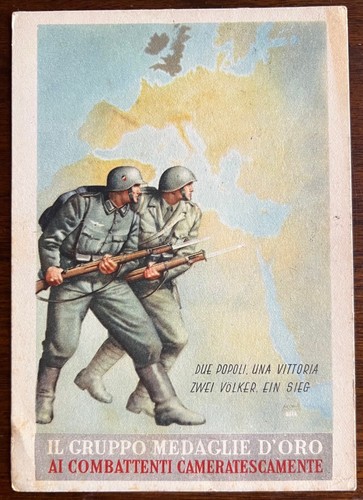 Cartolina due popoli il - "due,
