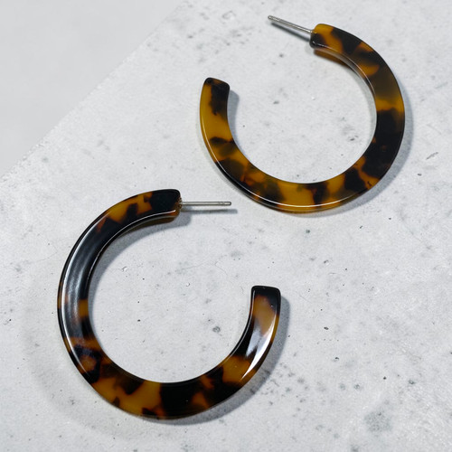 Orecchini cerchio vintage - a,