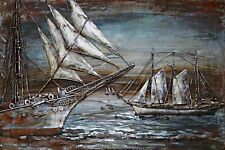 Quadro in metallo lavorato a