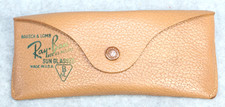 Occhiali da sole vintage Ray-Ban Bausch & Lomb in pelle marrone!! Solo custodia!!