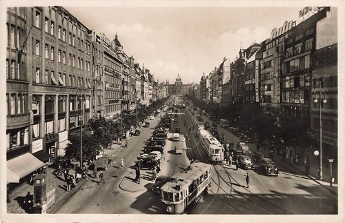 Cartolina praga praha piazza - cartolina,