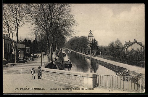 Cpa paray monial canal du - canal,